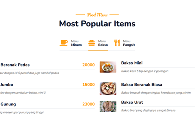 Food Store Showcase 1