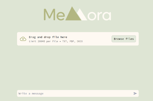 Memora Chatbot Showcase 1